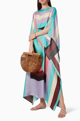Modestt - Pastel Silk Crepe Kaftan